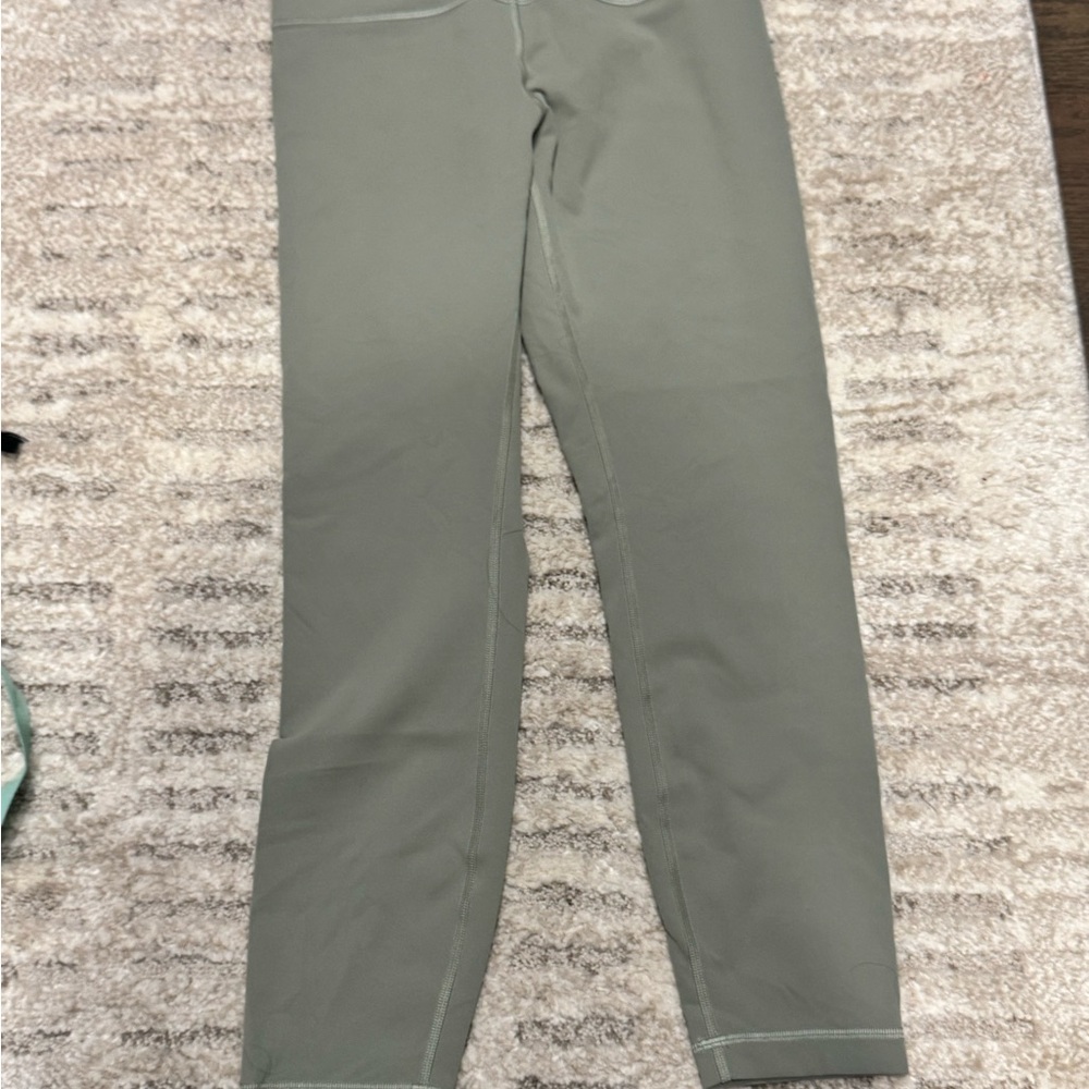 lululemon athletica Wunder 28” Olive Leggings